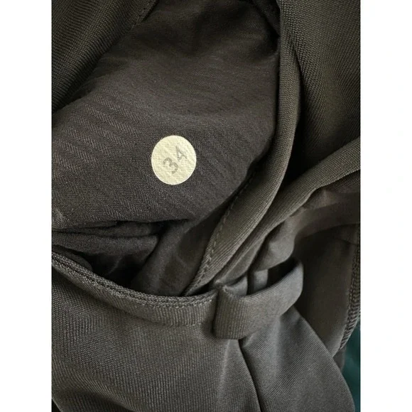 Lululemon ABC Pants 34 Dark Charcoal Grey Slim Fit Technical Commuter Trousers - Picture 4 of 4